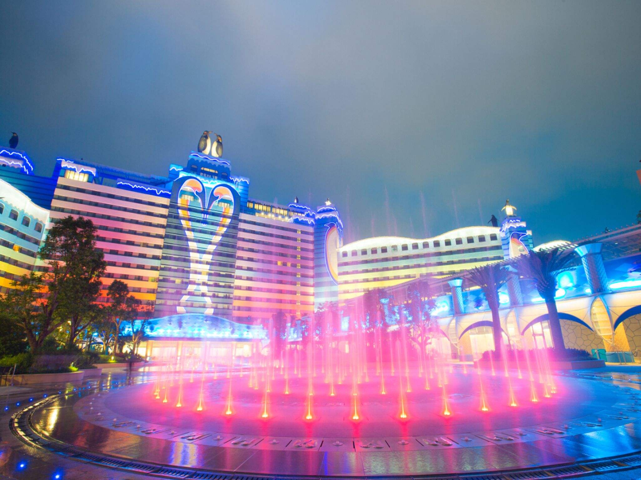 珠海长隆海洋王国防水补漏、泳池防腐、酒店翻新加固工程