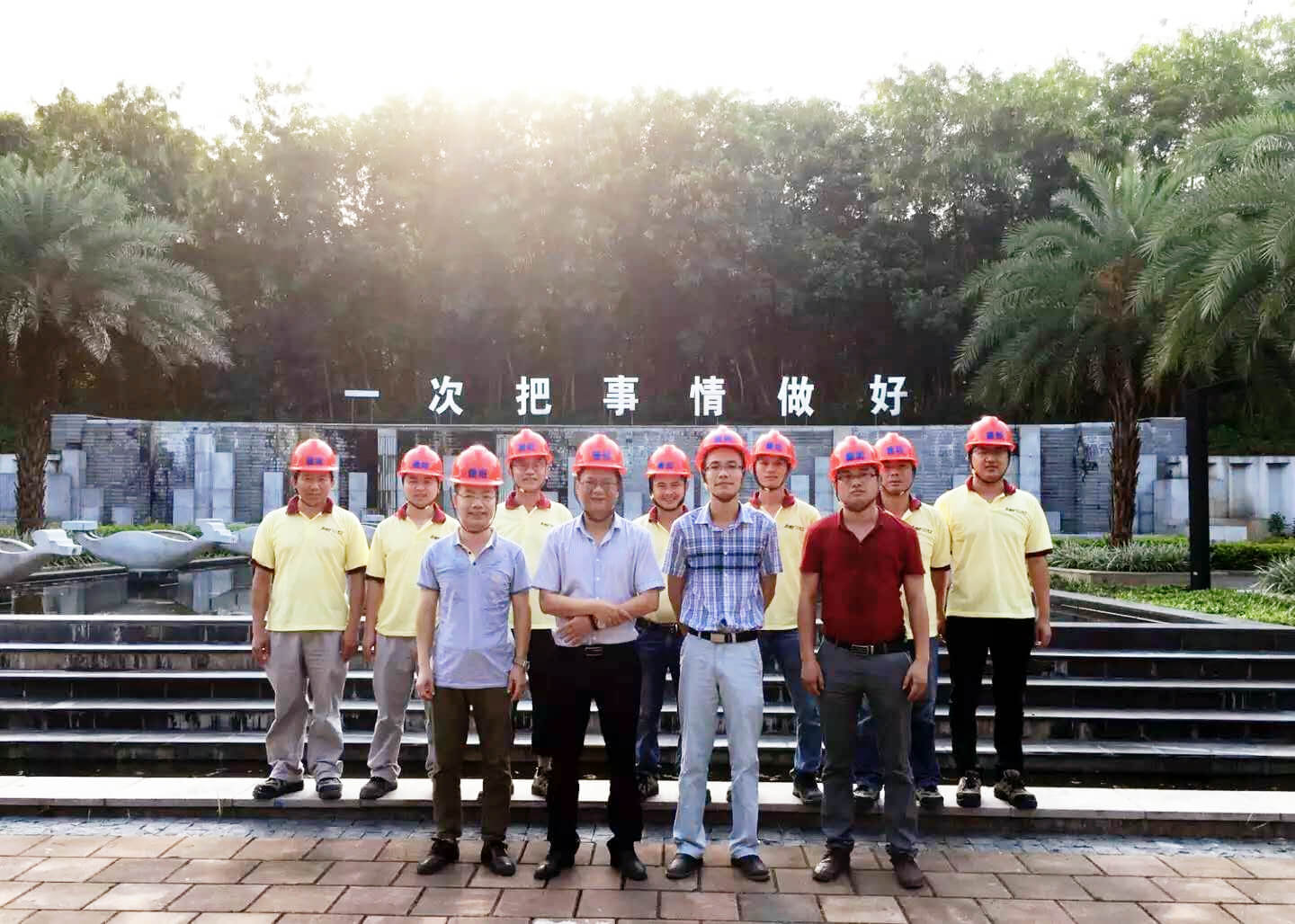 我司技术团队考察中广核项目留影
