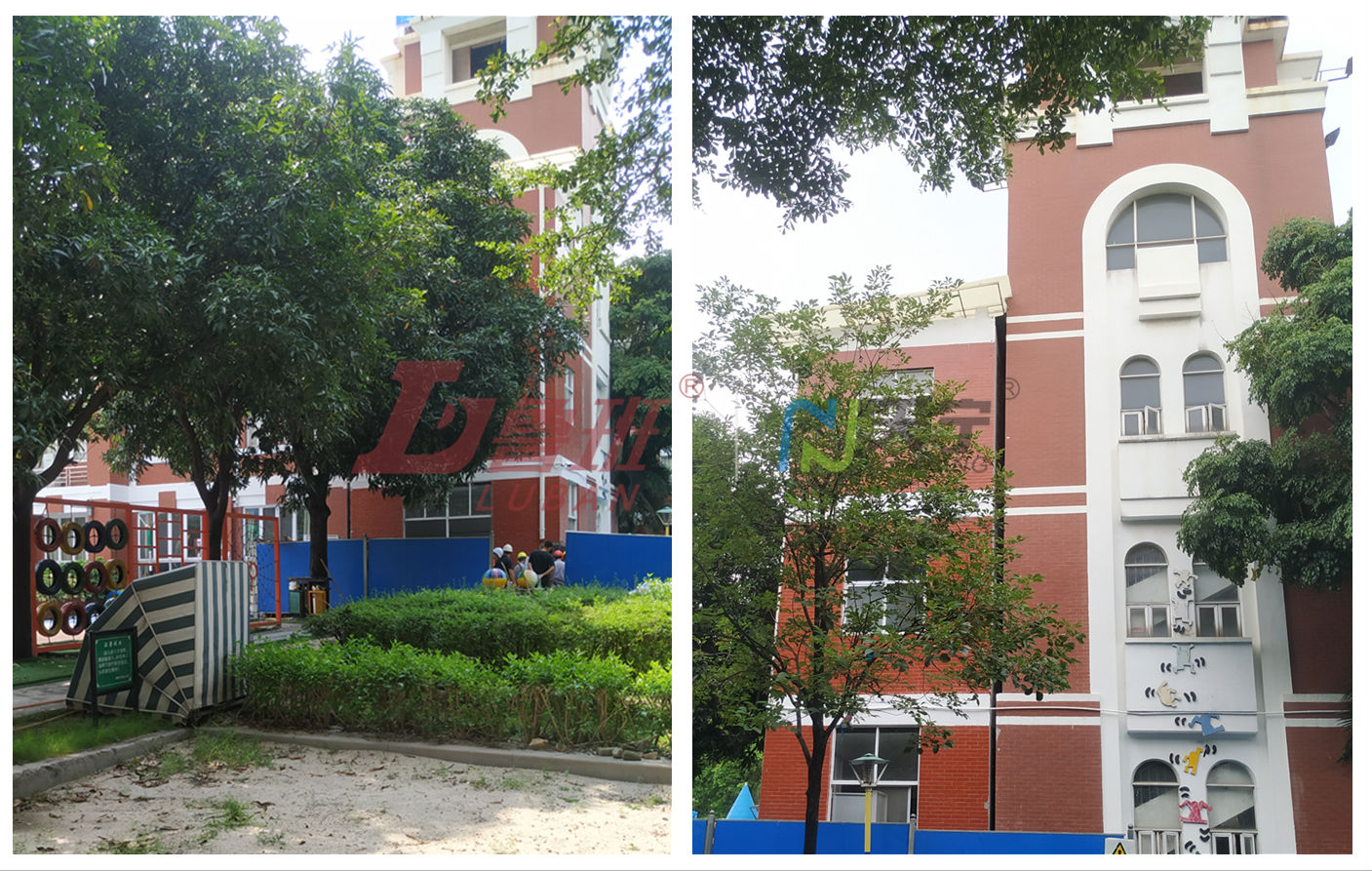 【图说修缮】又一学校建筑物纠偏加固，鲁班技术守护校园安全！