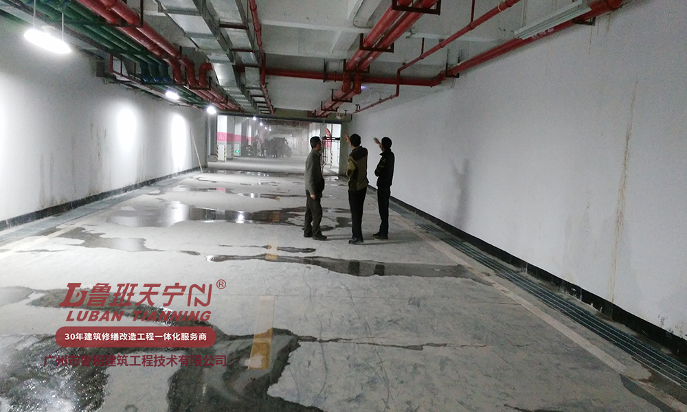 荔富湖畔项目地下室渗漏维修