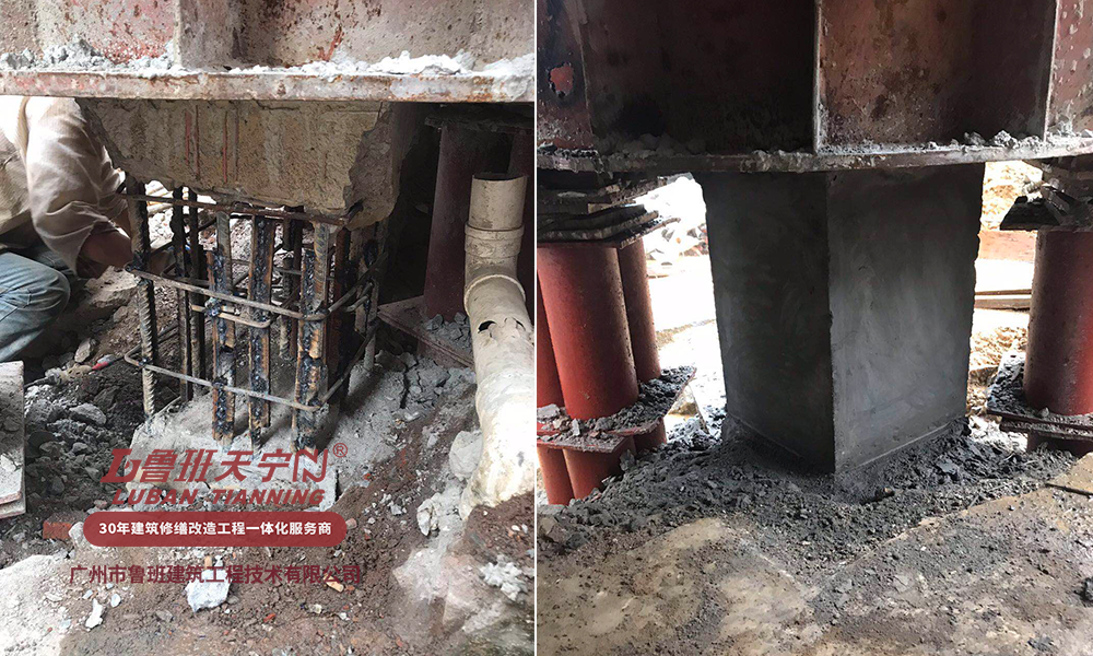 深圳观澜花园三栋民房纠偏