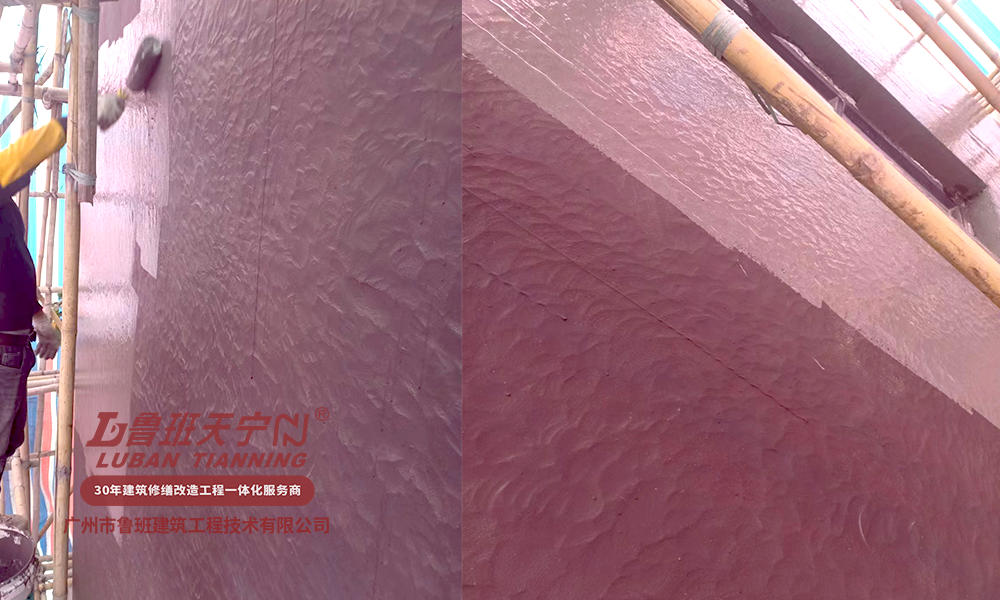 温泉明月山溪文明里别墅外墙防水装饰工程